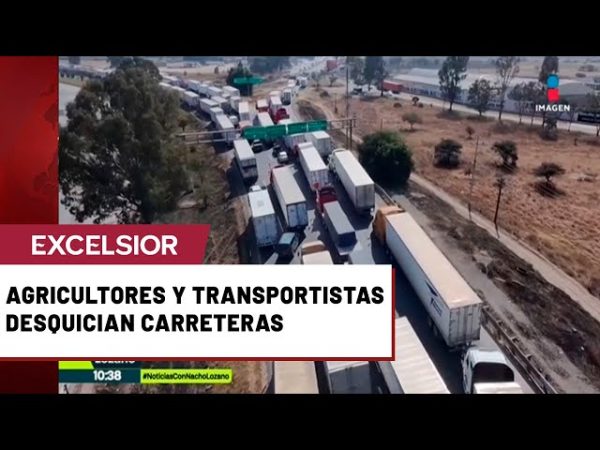 Transportistas cimbran las vías de 24 estados; se registrán más de 40 bloqueos