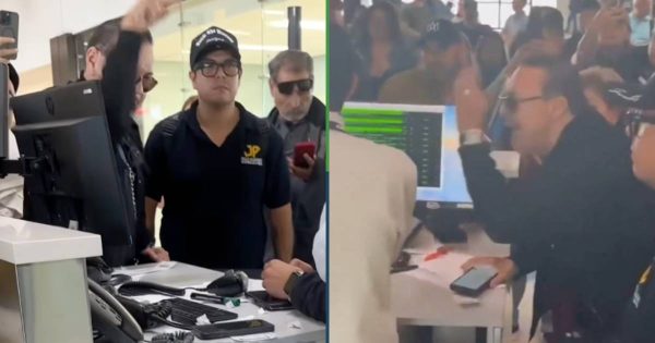 ¿Y esos berrinches? Julio Preciado se puso como loco porque atrasaron su vuelo