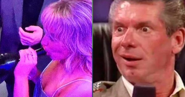 Captan a Sabrina Carpenter tomando de una botella y hay por lo menos dos cosas mal en su técnica