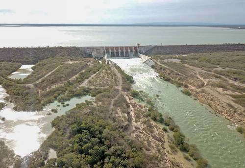 Comenzó el desfogue de la presa El Cuchillo para pagar agua a EU