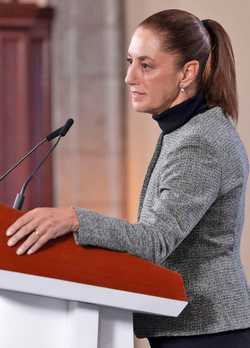 Delgado está haciendo buen trabajo: Sheinbaum