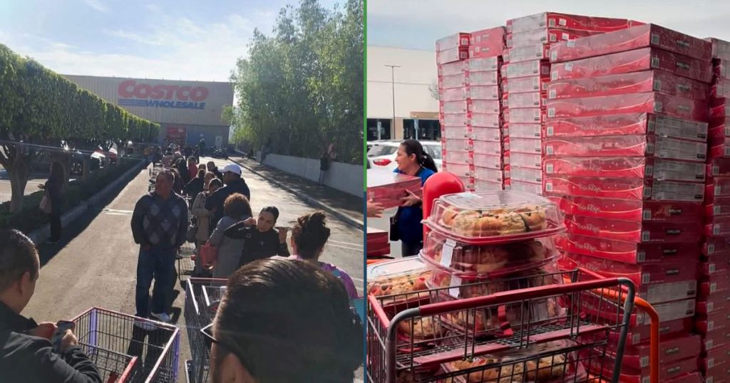 Reportan que ya hay gente formada afuera de Costco para comprar rosca de Reyes