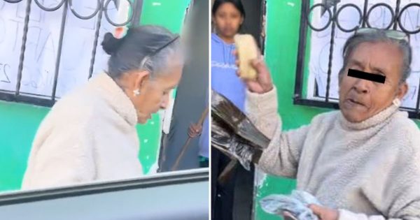 Una nueva lady ha surgido: doñita avienta tamales porque se le estacionaron afuera de su casa