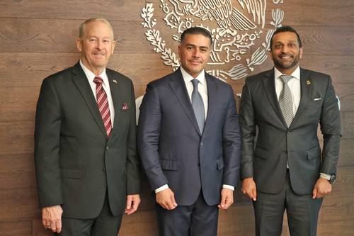 Godoy y García Harfuch acuerdan fortalecer la coordinación con FBI