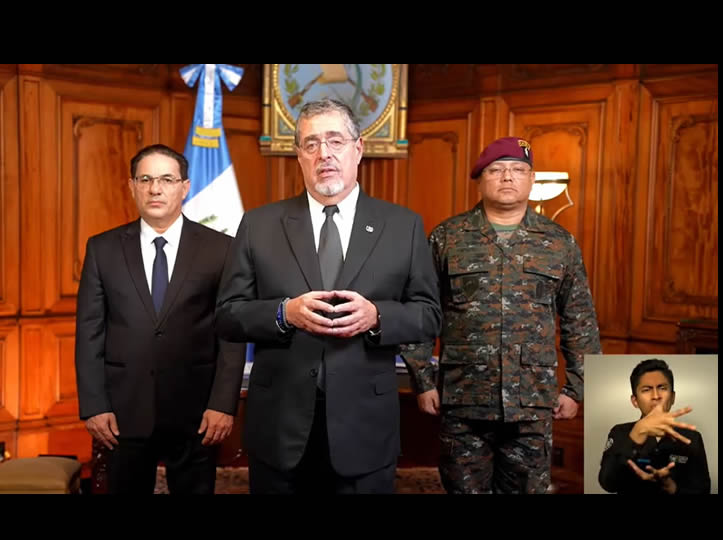 Guatemala declara estado de sitio en todo el país: ‘Usaremos toda la fuerza vs. las pandillas y las maras’