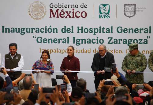 Inaugura Sheinbaum hospital general del IMSS en Iztapalapa