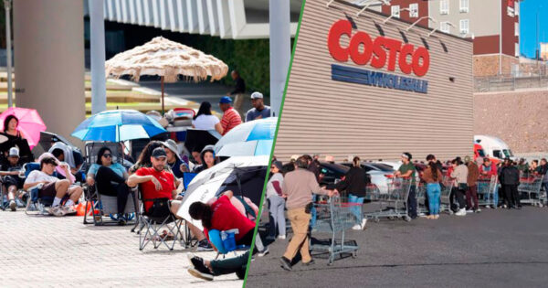 Morra que se formó dos días para concierto de Bad Bunny, espantada de las filas para las roscas