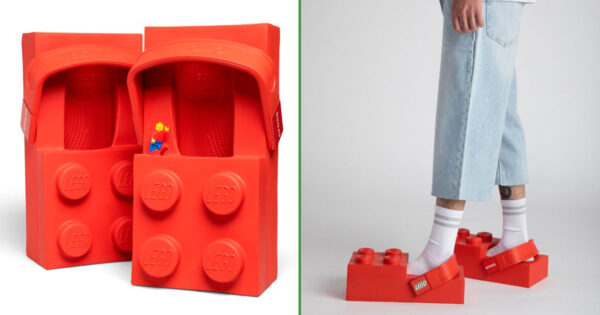 Para apilarlas: Presentaron unas Crocs hechas con LEGO