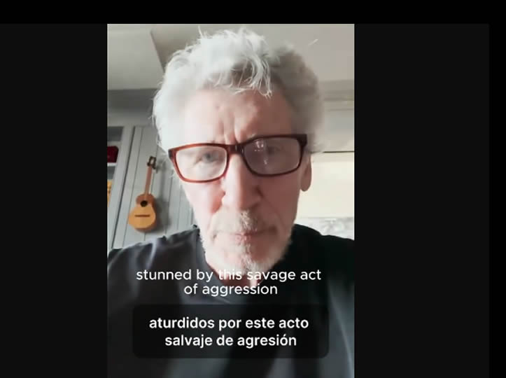 Roger Waters condena el “salvaje acto de agresión” contra Venezuela