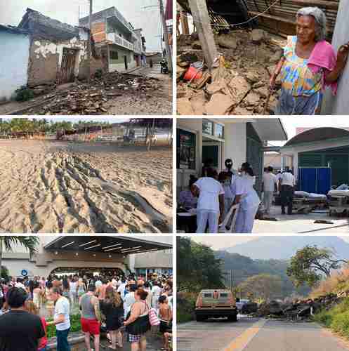 Sismo magnitud 6.5 deja dos muertos y al menos 16 heridos