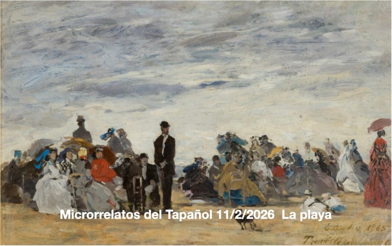 Tapañol: 11-12/2/26 tema: La playa