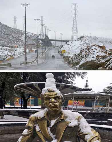 Tercera tormenta invernal causa nevadas en el norte