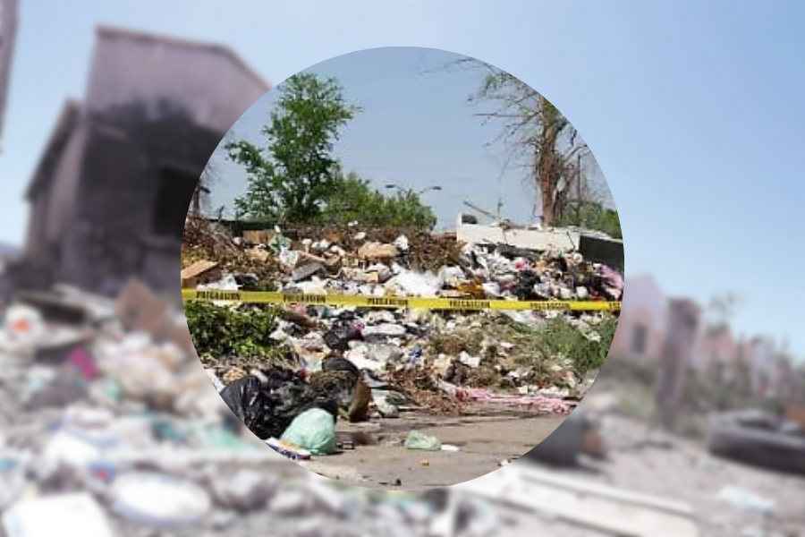 Basurero clandestino genera un foco de infección en colonia Villa Verde