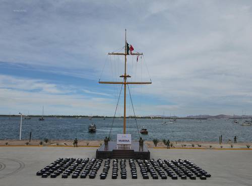 Decomisa Semar 4.5 toneladas de cocaína, en cooperación con EU