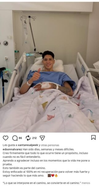 Edson Álvarez se somete a operación y mantiene intacto el sueño mundialista