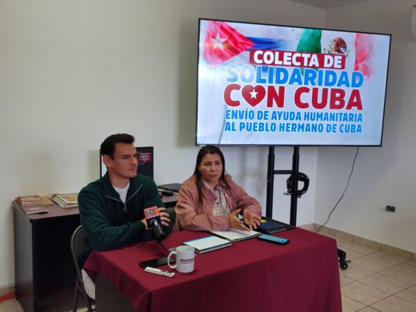 Morena inicia colecta de víveres en Sonora para apoyar al pueblo cubano