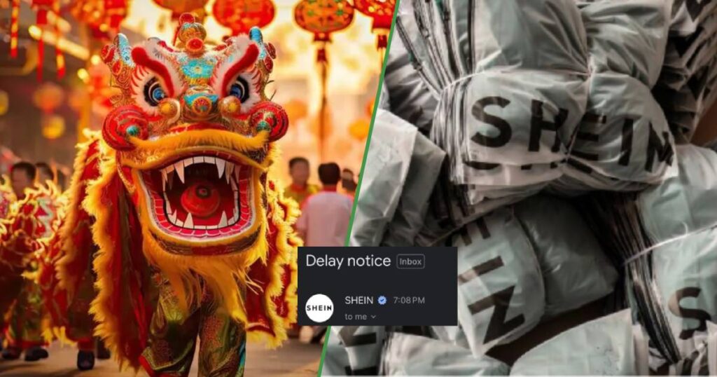Nenis colapsadas por el atraso de los envíos de Shein por el Año Nuevo Chino