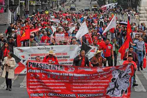 Prevé la CNTE un paro nacional de 72 horas para marzo