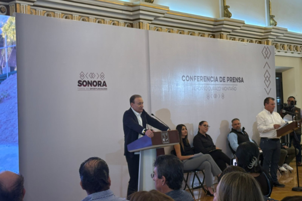 Alfonso Durazo destaca avances en La Sauceda previo a su primer aniversario