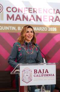 Anuncia gobernadora Marina del Pilar plan de atención integral a San Quintín coordinado con presidenta Sheinbaum