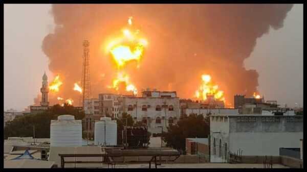 Arde Baal frente a la embajada de Estados Unidos