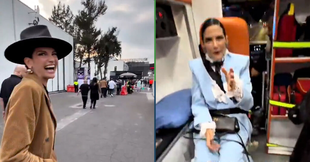 Cantante de La Quinta Estación usó ambulancia para ir al cumpleaños de Carlos Rivera en Tlaxcala