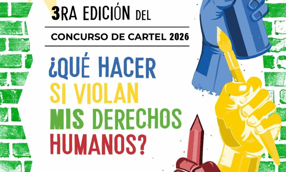 Convocan a participar en Concurso de Cartel 2026 de la CNDH