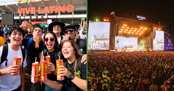 Generación Z se reúne afuera del Vive Latino para echar el Frutsi