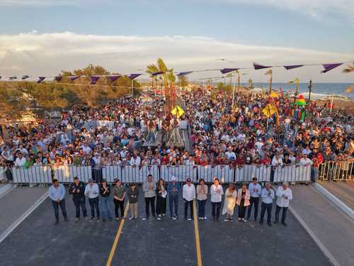 Inaugura Alfonso Durazo otro malecón turístico, ahora en Empalme