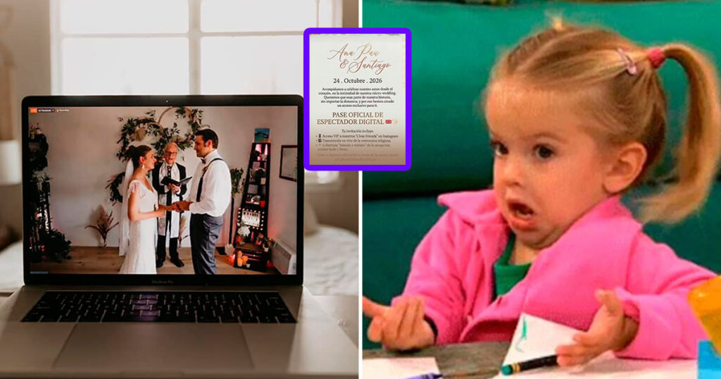Novios mandan invitación a su boda para ser “espectador virtual”, y sí, sucedió en Monterrey