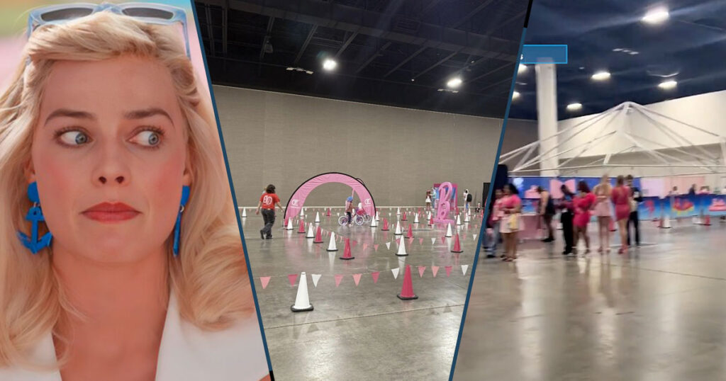 Organizaron “Evento Barbie” y estaba peor que la aldea navideña