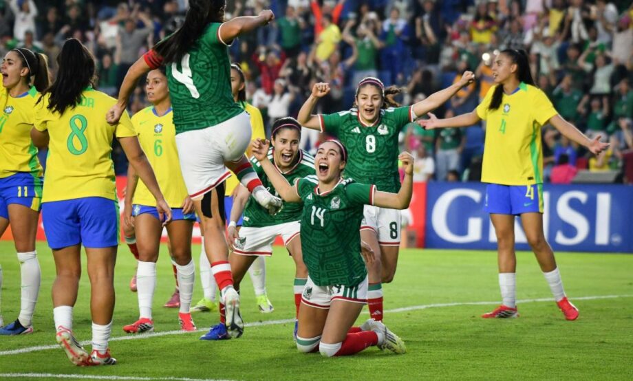 Selección Mexicana femenil vence a Brasil