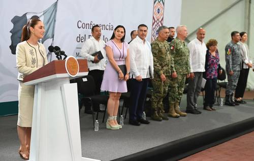 Sheinbaum: no está bien informado; sí existe colaboración