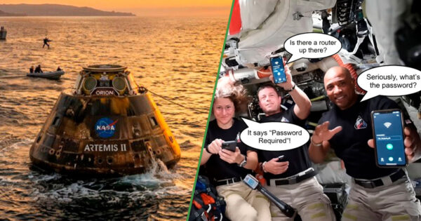 Astronautas preguntan la contraseña del WiFi al regresar de la Luna