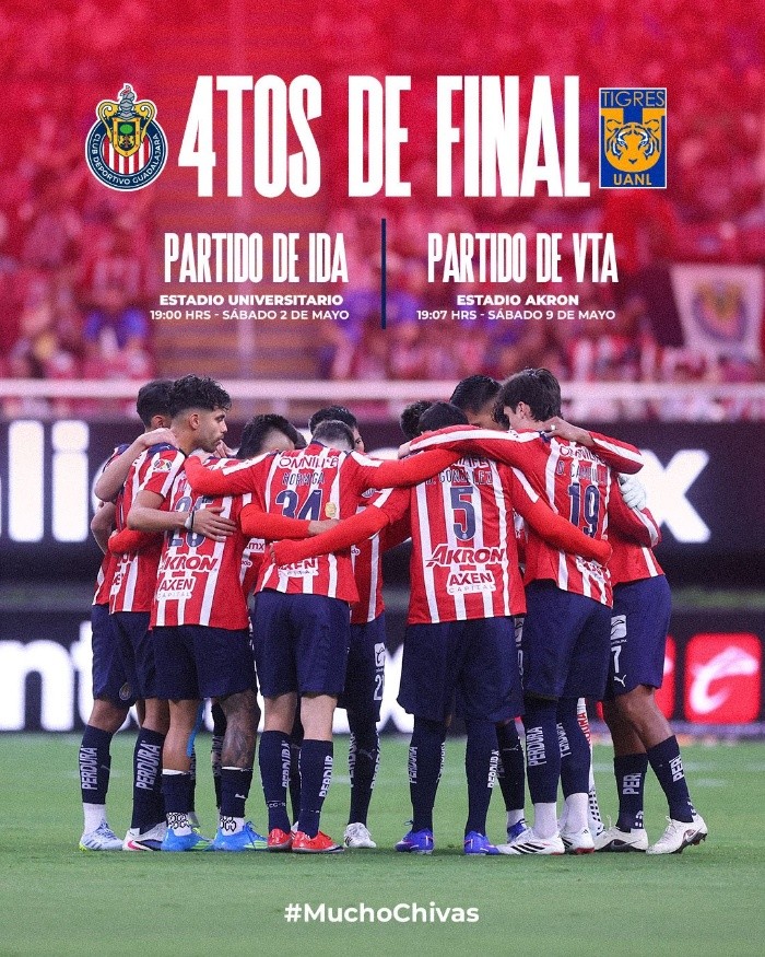 Chivas lanza combo para boletos contra Tigres con jersey incluido