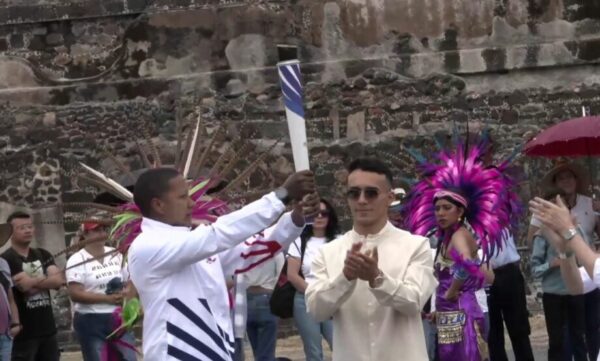 Encienden el Fuego Nuevo en Teotihuacán rumbo a Santo Domingo 2026