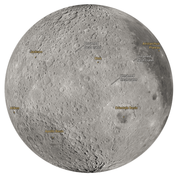 La tripulación de Artemis II propone bautizar un cráter de la Luna en honor a la esposa de su comandante