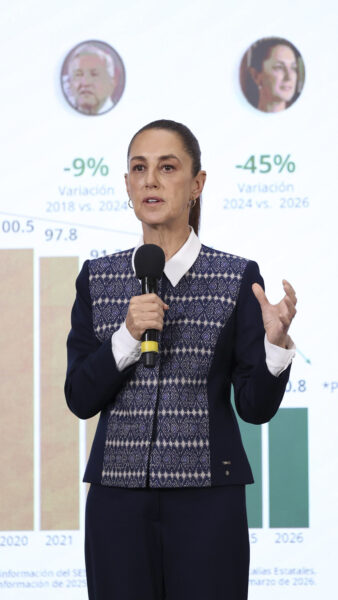 Los homicidios en México profundizan su caída a 50 diarios, la menor cifra en 10 años