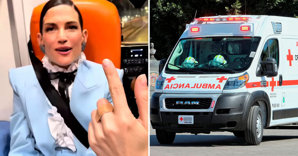 Natalia Jiménez explica que traía un curita cuando usó la ambulancia