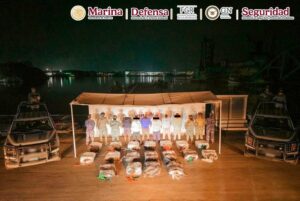 Semar asegura una tonelada de cocaína