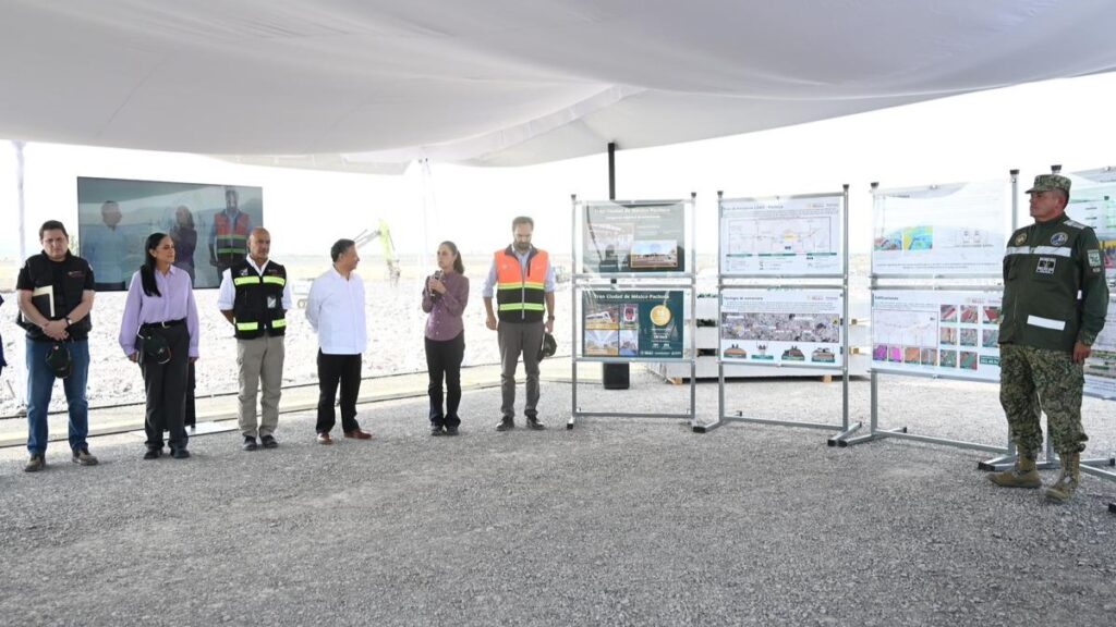 Tren México-Pachuca lleva 30% de avance