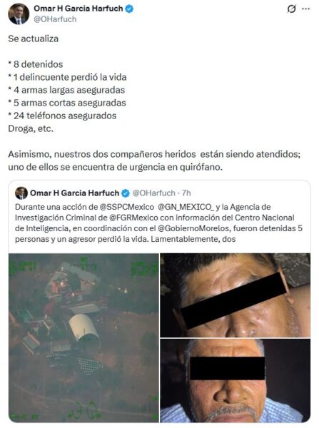 Caen 8 presuntos generadores de violencia