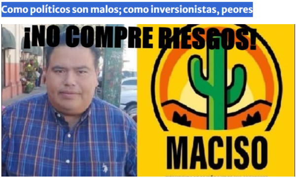 Como políticos son malos; como inversionistas, peores