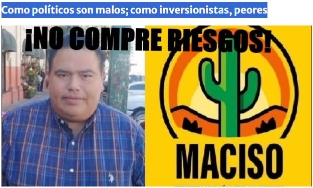 Como políticos son malos; como inversionistas, peores