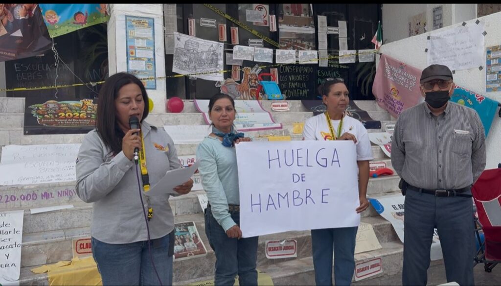 Covafam inicia huelga de hambre frente al Congreso de Sonora por falta de apoyos