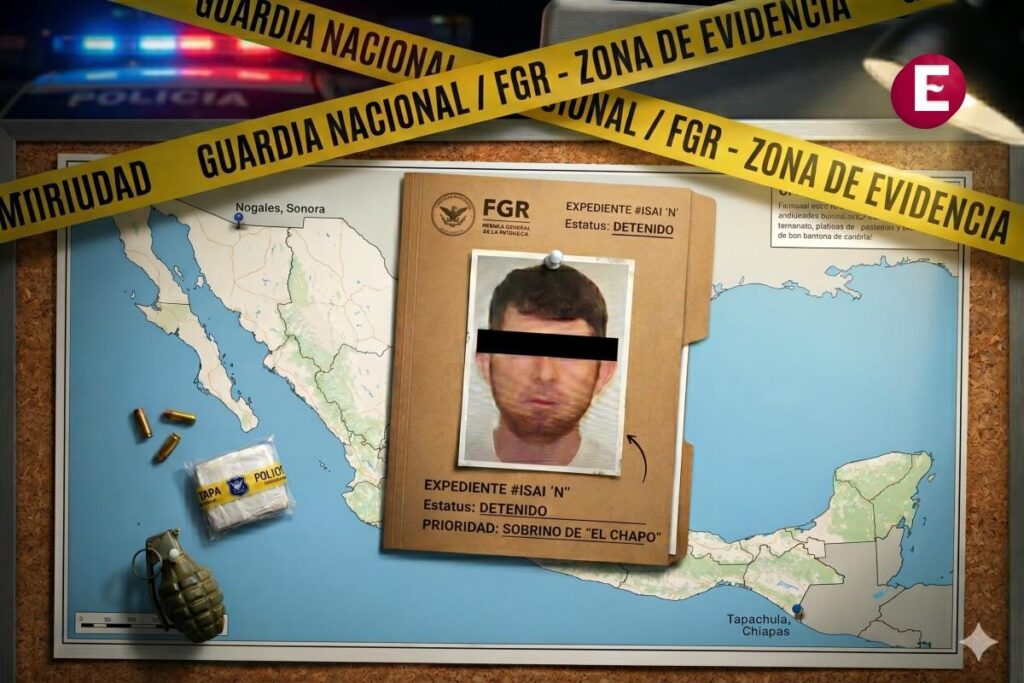 Detienen a Isai, sobrino ‘El Chapo’, en Nogales, Sonora; tiene orden de extradición