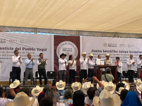 Encabeza Claudia Sheinbaum entrega de tarjetas del programa Mujeres Bienestar en Cajeme
