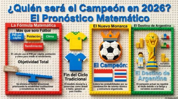 Este sería el campeón del Mundial 2026, según estudio matemático
