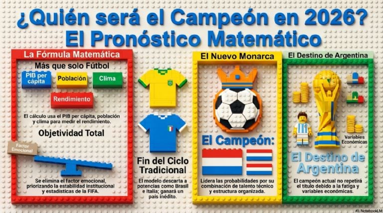 Este sería el campeón del Mundial 2026, según estudio matemático