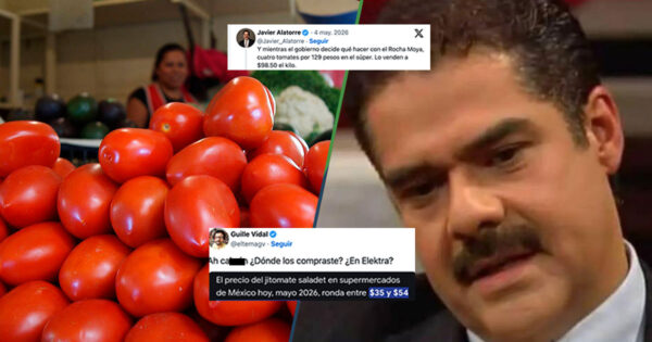 Javier Alatorre “denunció” lo caro que está el jitomate, y nomás lo funaron en las redes